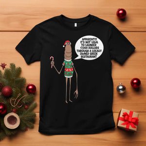 Marcus The Worm Christmas Meme T Shirt Locally Owned Greek Restaurant TS14 Black Print Your Wear