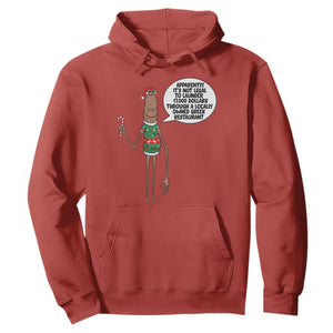 Marcus The Worm Christmas Meme Hoodie Locally Owned Greek Restaurant TS14 Red Print Your Wear