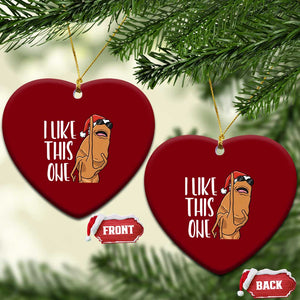 Marcus The Worm Christmas Meme Ceramic Ornament I Like This One TS14 Print Your Wear