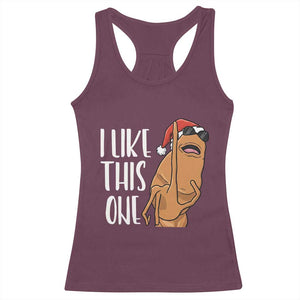 Marcus The Worm Christmas Meme Racerback Tank Top I Like This One TS14 Maroon Print Your Wear