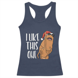Marcus The Worm Christmas Meme Racerback Tank Top I Like This One TS14 Navy Print Your Wear