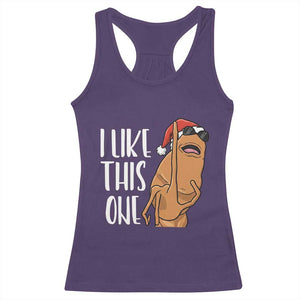 Marcus The Worm Christmas Meme Racerback Tank Top I Like This One TS14 Purple Print Your Wear