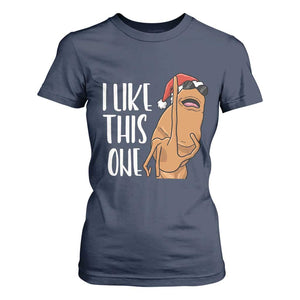 Marcus The Worm Christmas Meme T Shirt For Women I Like This One TS14 Navy Print Your Wear