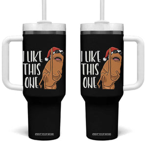 Marcus The Worm Christmas Meme Tumbler With Handle I Like This One TS14 One Size: 40 oz Black Print Your Wear