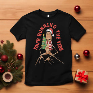 Marcus The Worm Christmas Meme T Shirt You Are Running The Vibe TS14 Black Print Your Wear