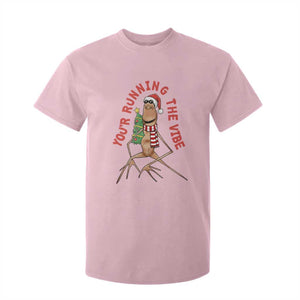 Marcus The Worm Christmas Meme T Shirt For Kid You Are Running The Vibe TS14 Light Pink Print Your Wear
