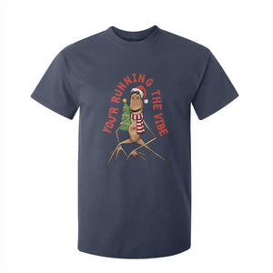Marcus The Worm Christmas Meme T Shirt For Kid You Are Running The Vibe TS14 Navy Print Your Wear