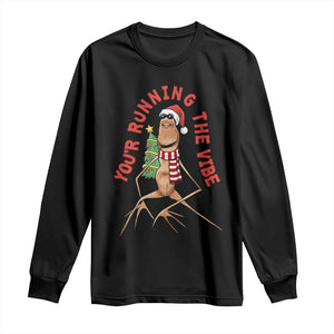 Marcus The Worm Christmas Meme Long Sleeve Shirt You Are Running The Vibe TS14 Black Print Your Wear