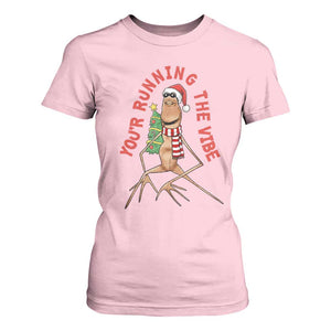 Marcus The Worm Christmas Meme T Shirt For Women You Are Running The Vibe TS14 Light Pink Print Your Wear