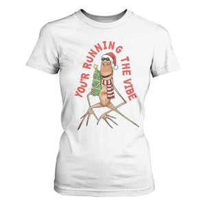 Marcus The Worm Christmas Meme T Shirt For Women You Are Running The Vibe TS14 White Print Your Wear