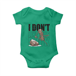 Marcus The Worm Christmas Meme Baby Onesie I Do Not Like This Rock Xmas TS14 Irish Green Print Your Wear
