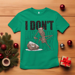 Marcus The Worm Christmas Meme T Shirt I Do Not Like This Rock Xmas TS14 Irish Green Print Your Wear
