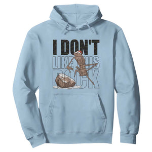 Marcus The Worm Christmas Meme Hoodie I Do Not Like This Rock Xmas TS14 Light Blue Print Your Wear