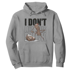 Marcus The Worm Christmas Meme Hoodie I Do Not Like This Rock Xmas TS14 Sport Gray Print Your Wear