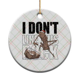 Marcus The Worm Christmas Meme Ceramic Ornament I Do Not Like This Rock Xmas TS14 1pc Christmas Plaid Print Your Wear