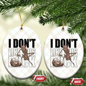 Marcus The Worm Christmas Meme Ceramic Ornament I Do Not Like This Rock Xmas TS14 Print Your Wear