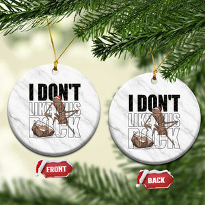 Marcus The Worm Christmas Meme Ceramic Ornament I Do Not Like This Rock Xmas TS14 1pc White Marble Print Your Wear