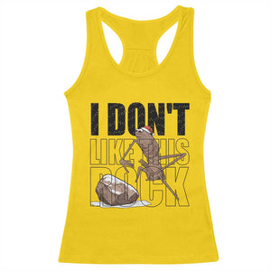 Marcus The Worm Christmas Meme Racerback Tank Top I Do Not Like This Rock Xmas TS14 Daisy Print Your Wear