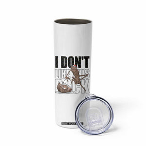 Marcus The Worm Christmas Meme Skinny Tumbler I Do Not Like This Rock Xmas TS14 Print Your Wear