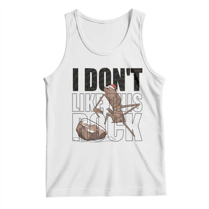 Marcus The Worm Christmas Meme Tank Top I Do Not Like This Rock Xmas TS14 White Print Your Wear