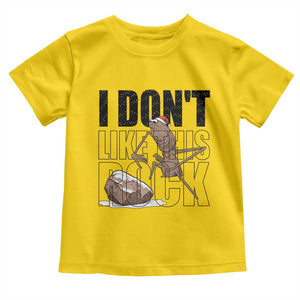 Marcus The Worm Christmas Meme Toddler T Shirt I Do Not Like This Rock Xmas TS14 Daisy Print Your Wear