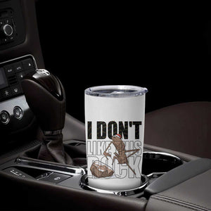 Marcus The Worm Christmas Meme Tumbler Cup I Do Not Like This Rock Xmas TS14 Print Your Wear