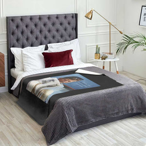 John F. Kennedy Smoking Smoker Throw Blanket If Not Us Who If Not Now When Quote TS14 Print Your Wear