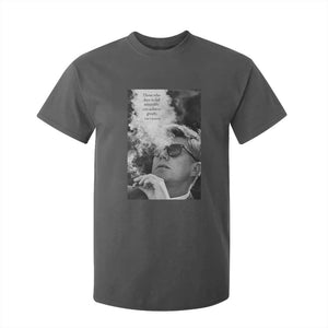 John F Kennedy Cigar Smoking Sunglasses T Shirt For Kid Those Who Dare To Fail Miserably Can Achive Greatly TS14 Dark Heather Print Your Wear