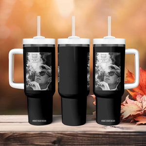John F Kennedy Cigar Smoking Sunglasses Tumbler With Handle Those Who Dare To Fail Miserably Can Achive Greatly TS14 Print Your Wear