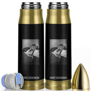 John F Kennedy Quote Bullet Tumbler American President History TS14 Black Print Your Wear