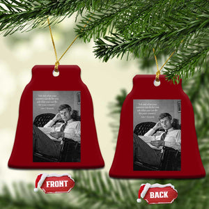 John F Kennedy Quote Ceramic Ornament American President History TS14 Print Your Wear