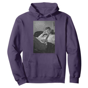 John F Kennedy Quote Hoodie American President History TS14 Purple Print Your Wear