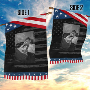John F Kennedy Quote Garden Flag American President History TS14 Print Your Wear