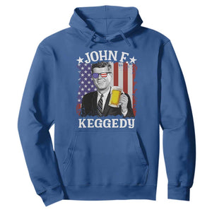 John F Kennedy Hoodie 4th of July America Flag Beer TS14 Royal Blue Print Your Wear