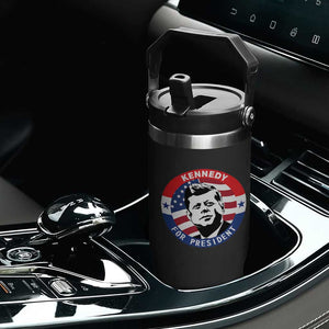 John F Kennedy US President American History Flip Straw Tumbler TS14 Print Your Wear