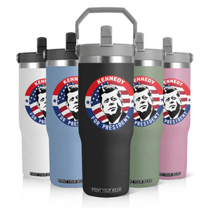 John F Kennedy US President American History Flip Straw Tumbler TS14 Print Your Wear