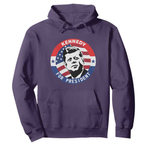 John F Kennedy US President American History Hoodie TS14 Purple Print Your Wear