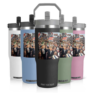 John F Kennedy American President History Flip Straw Tumbler TS14 Print Your Wear