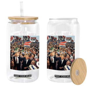 John F Kennedy American President History Glass Can TS14 Print Your Wear