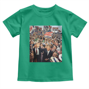 John F Kennedy American President History Toddler T Shirt TS14 Irish Green Print Your Wear