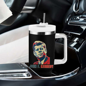 John F Kennedy American Flag US President Tumbler With Handle TS14 Print Your Wear