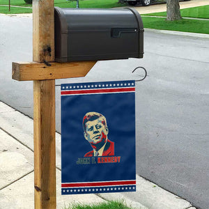 John F Kennedy American Flag US President Garden Flag TS14 Classic Blue Red Print Your Wear