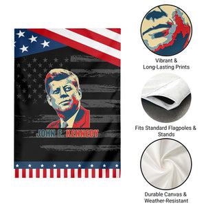 John F Kennedy American Flag US President Garden Flag TS14 Print Your Wear