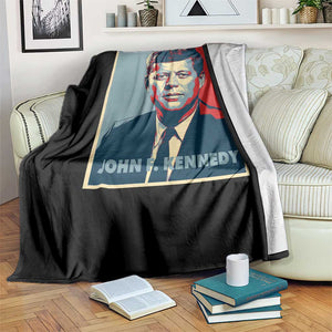 John F Kennedy Throw Blanket American President History US Presidential Leader TS14 Print Your Wear