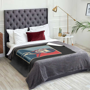 John F Kennedy Throw Blanket American President History US Presidential Leader TS14 Print Your Wear