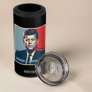 John F Kennedy 4 in 1 Can Cooler Tumbler American President History US Presidential Leader TS14 Print Your Wear