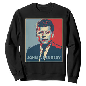 John F Kennedy Sweatshirt American President History US Presidential Leader TS14 Black Print Your Wear