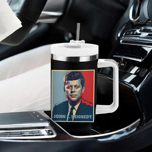 John F Kennedy Tumbler With Handle American President History US Presidential Leader TS14 Print Your Wear