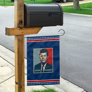 John F Kennedy Garden Flag American President History US Presidential Leader TS14 Classic Blue Red Print Your Wear