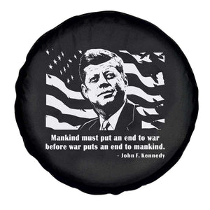 John F Kennedy Quote Spare Tire Cover American Flag US President TS14 Print Your Wear